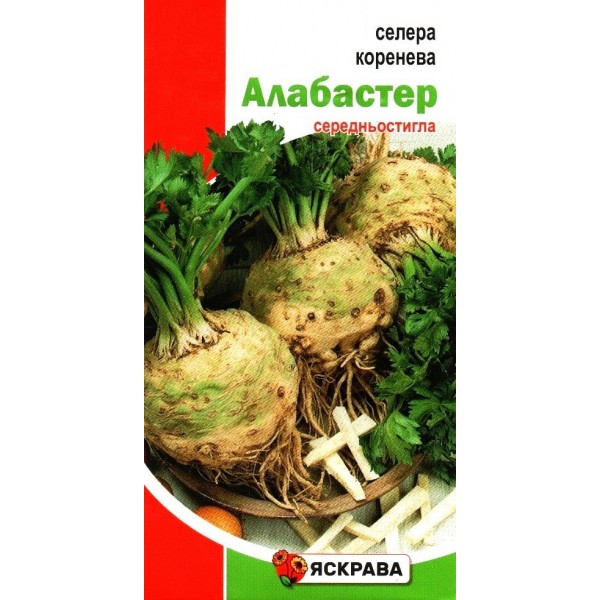 Семена сельдерея корневого Алабастер, 0,2г, ТМ Яскрава